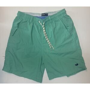 Southern Marsh Boys Swim Trunks Youth M Green Drawstring Shorts No Liner